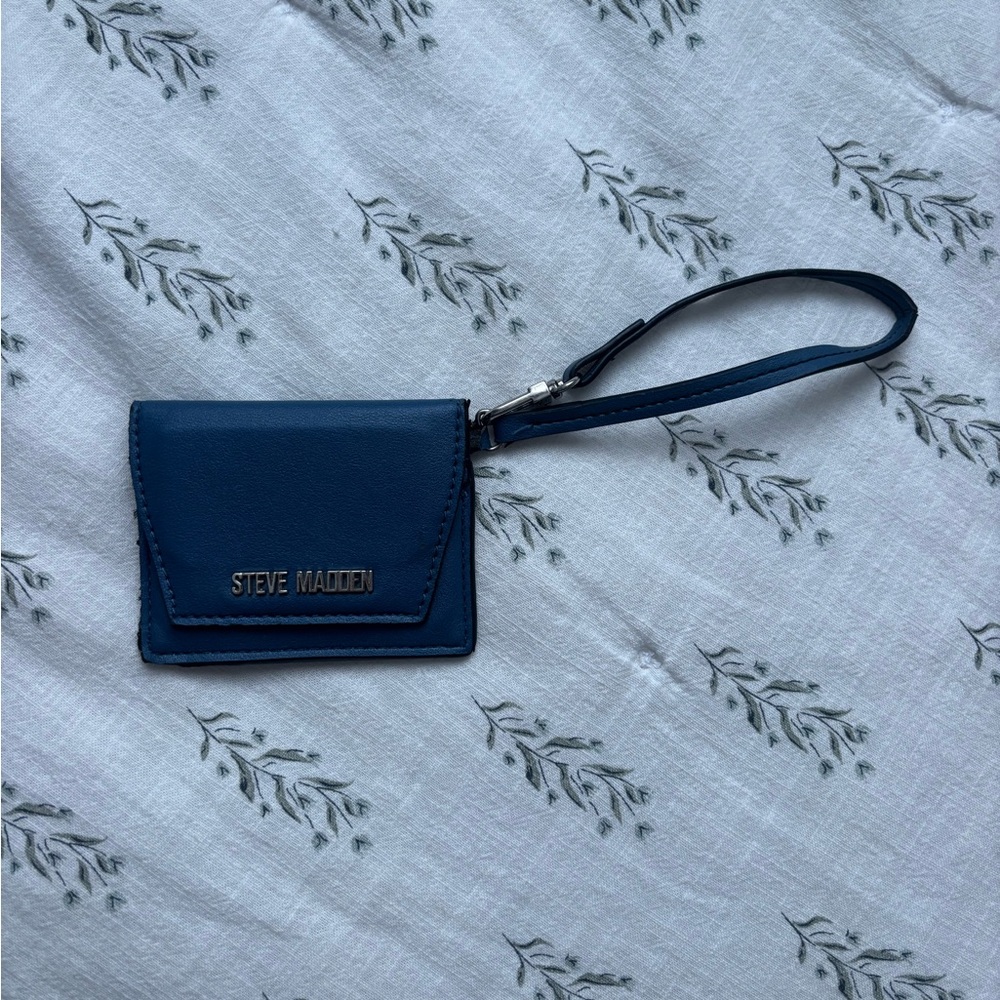 Steve Madden Navy Wristlet
